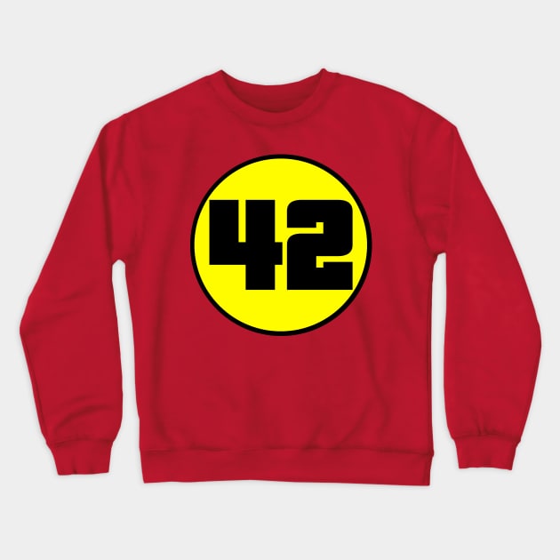 42 Crewneck Sweatshirt by rheyes